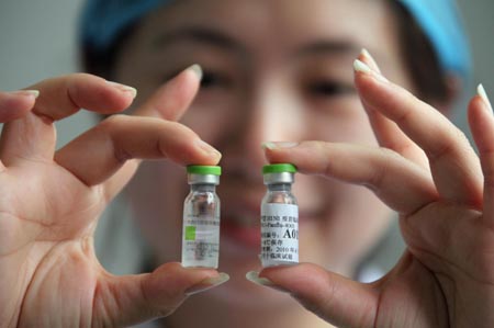 (2)CHINA-BEIJING-CLINICAL TESTS-A/H1N1 FLU VACCINES (CN)