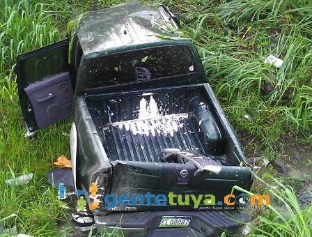 Accidente en la Autopista Duarte a la altura de Villa Altagracia